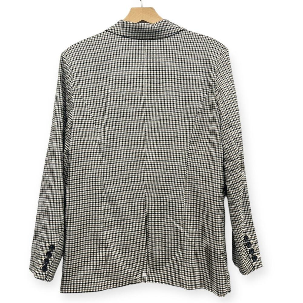Rails Lightweight Double Breasted Jac Blazer in Honey Plaid size Medium - Picture 5 of 8
